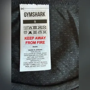 Gymshark Vital Seamless 2.0 Light Long Sleeve Top Black Small NWT thumbnail 9