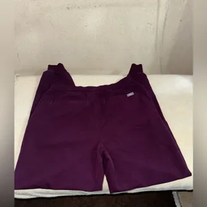 FIGS Purple and Blue Track Pants with Elastic Cuffs thumbnail 4
