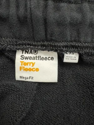 Aritzia TNA Cozy Fleece Mega Sweatpants Black Women’s XS thumbnail 4