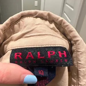Ralph Lauren Vintage Khaki Safari Shirt Dress Utility‎ Button Front Size 10 Y2K thumbnail 3