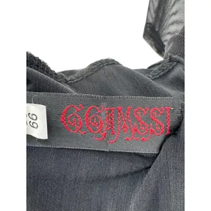 Gothic Whimsygoth Boho Mesh Layered Asymmetrical‎ Tunic Top Black Red Lace M/L thumbnail 7