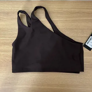 Peloton Sports Bra Show Up Side To Side Brown Size Medium New With Tags thumbnail 6