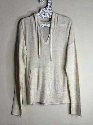 Lululemon Street to Shore Hoodie Heathered Muslin size 8 thumbnail 2
