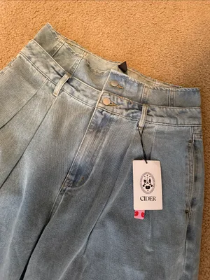 Cider NWT High Rise Wide Leg Jeans thumbnail 2