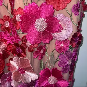 HELSI 3D Floral Embroidered Mini Dress NWT Size XS thumbnail 7