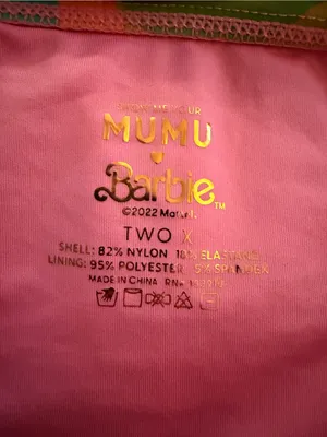 Show Me Your MuMu NWOT Barbie Party Wave Seaside Ruffle Bikini Set thumbnail 6