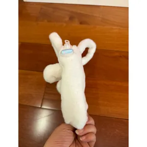 Sanrio Cinnamoroll Crossbody Bag Girls White Faux Fur‎ Plush Handbag Small 8in thumbnail 8