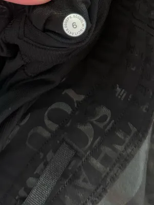 Lululemon Hotty Hot Short II *Long 4" Manifesto 20YR Manifesto Foil Black Black thumbnail 5