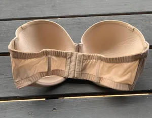 38DD Strapless Padded Nude Bra Tan Size 38 E / DD thumbnail 3