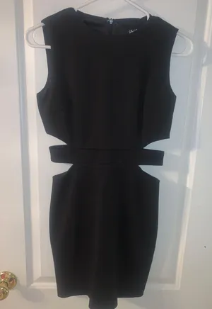 Lulus Black Cut Out Dress thumbnail 1