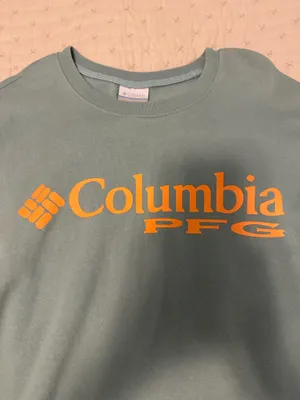 Columbia PFG teal crewneck thumbnail 1