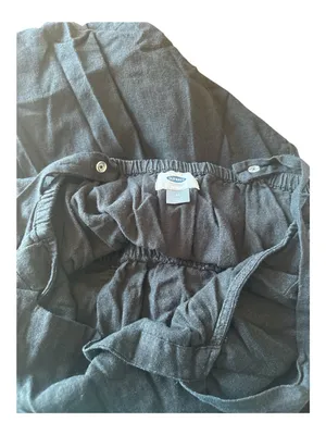 Old Navy Black Square-Neck Midi Jumpsuit Dress with Wide Straps thumbnail 4