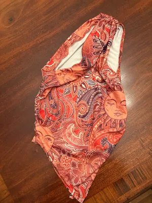 Detailed one shoulder top Orange thumbnail 3