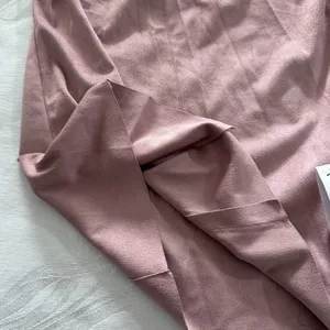 Mote Women's Jacket Size L-XL Soft Faux Suede Drape Pink Dusty‎ Long Sleeve thumbnail 16