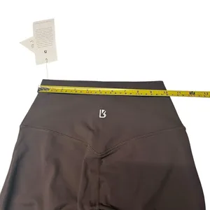 Buffbunny Size M High Waist‎ Step Up Leggings Brown Athletic Performance Gym NWT thumbnail 3