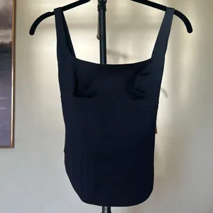 NWT Skims Bonded‎ corset group long corset onyx size XS black thumbnail 7