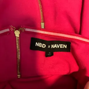 Revolve NBD X NAVEN Bright Barbie Pink Boned Bodice V Cut Mini Dress Sz Medium thumbnail 10