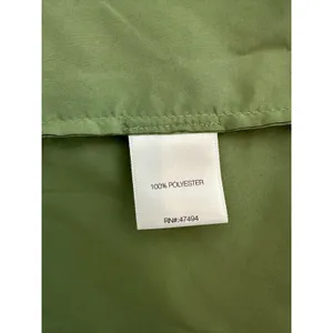 Norma Kamali Super Oversized Sleeveless Boyfriend Shirt Flared Gown Green Small thumbnail 6