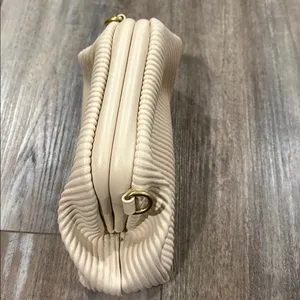 Anthropologie Faux Leather Clamshell Clutch thumbnail 6