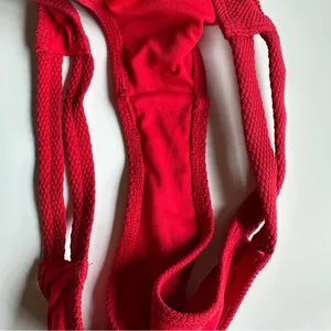 Abercrombie & Fitch Vibrant Red Bikini Bottom Size Small thumbnail 6