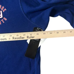 New York Giants Sweatshirt Womens XL Blue NFL New Era Collab‎ Long Sleeve NWT thumbnail 7