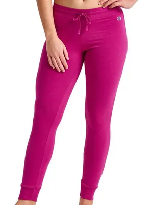 NWT Champion Womens Lounge Sleep Jogger Leggings Pants CSLPNT Berry Purple M thumbnail 1