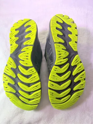 Asics Black Running Shoe with Neon Green Accents thumbnail 9