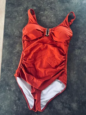 Women's Tummy Control Swimsuits Ruched Slimming One Piece Bathing Suit Deep V Neck thumbnail 5