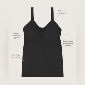 Kindred Bravely Simply Sublime Maternity & Nursing Tank Black Size Medium thumbnail 2