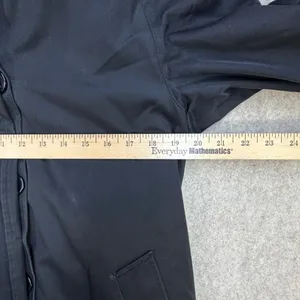 Burberry London Car Coat Women 6R Black Nova Chk Luxury Old Money Dark Academia thumbnail 13