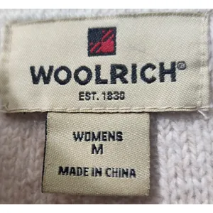Woolrich 1/4 Zip Pullover Sweater Ribbed Knit Long Sleeve Casual Top‎ M thumbnail 3