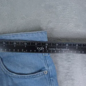 Aeropostale Jeans Womens 14 (36x33) Blue High Rise Wide Leg 100% Cotton‎ 90s New thumbnail 9