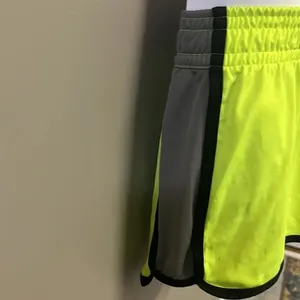 Nike Women’s Dri-Fit Neon Yellow Shorts w/ Elastic Band and Drawstring- Large thumbnail 6