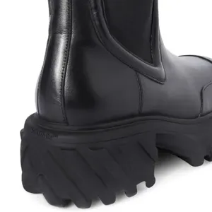 NEW Black Tractor Motor Leather Boots, Size 38 NEW in Box $1,325 thumbnail 6