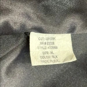 Pendleton Classic Black Wool and Cashmere Blende‎ Coat size XL thumbnail 8