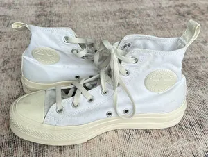 Converse Custom Cream And White High Top thumbnail 1