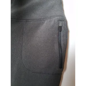 Soybu Charcoal Gray Fleece Lined Athleisure Leggings Zipper Pockets Soft Size M thumbnail 3