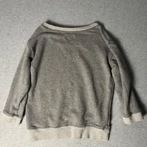 Aerie gray cropped sweatshirt size thumbnail 5