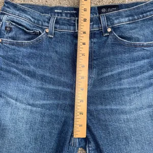 AG Brinley Mid-Rise Straight Jeans Womens 30 Blue Excellent Medium Wash Denim thumbnail 4
