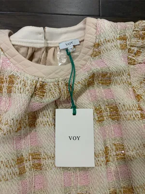 New With Tags Voy Tweed Bubble Sleeve Top Sz S thumbnail 4