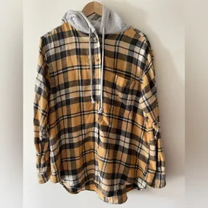 American Eagle Plaid‎ Hoodie Jacket thumbnail 2