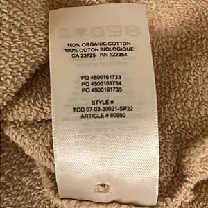Aritzia Wilfred Free 100% Organic Cotton The Ganna Shaket, tan , oversized S thumbnail 11