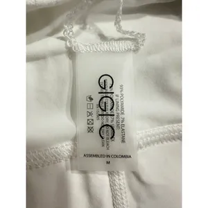 GIGI C Sawyer Romper Women's Medium Ivory Sleeveless Scoop Back Cutout Short New thumbnail 5