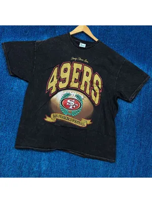 Stoney Clover Lane San Francisco 49ers Glitter Rocker Tee 2X thumbnail 3
