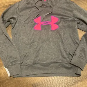Under armour‎ ladies pullover sweat shirt hoodie size large thumbnail 3