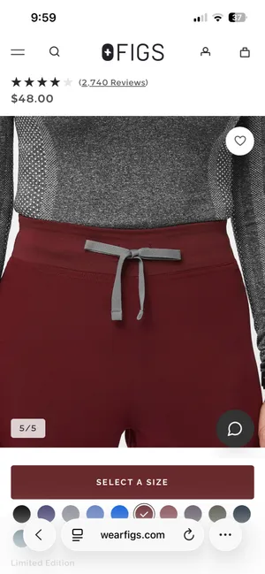 FIGS Scrub Pants thumbnail 2