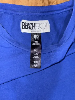 Beach Riot Cove High Rise Joggers & Blue Top Set thumbnail 5