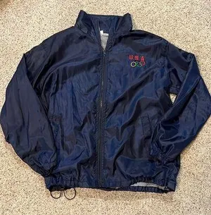 USA Windbreaker Blue Size 6 thumbnail 1
