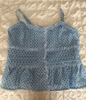 Polka Dot Top Shein thumbnail 1