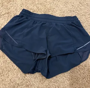 Navy Blue Lululemon Shorts Hotty Hot 2.5" Low-Rise thumbnail 1
